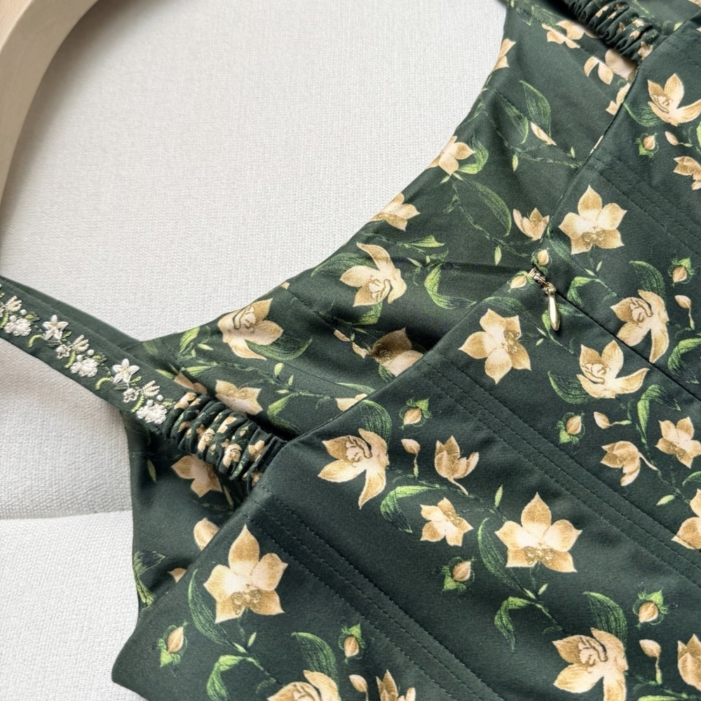 AGUA BY AGUA BENDITA Granadilla tiered floral-print mini dress - Picture 8 of 12